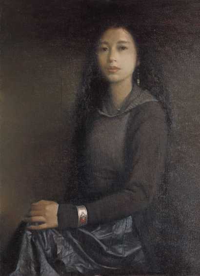 唐雯 2005年作 女人肖像